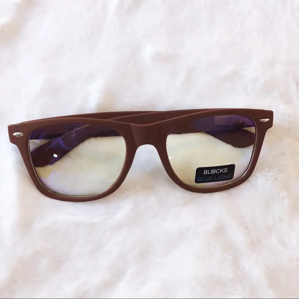 Alice Brown Classic Rectangle Blue Light Glasses